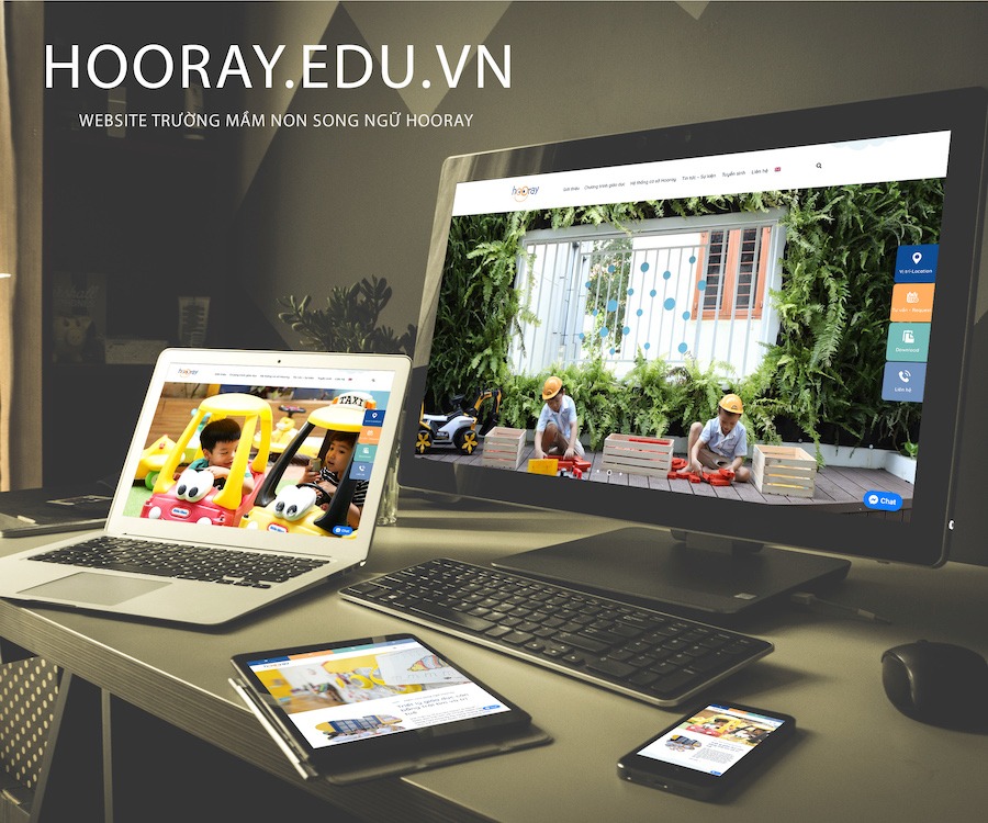 Thiết Kế Website cho hooray.edu.vn