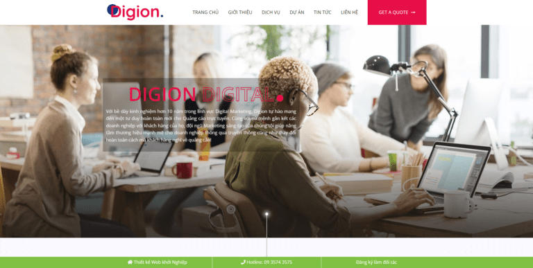 Theme wordpress dịch vụ agency
