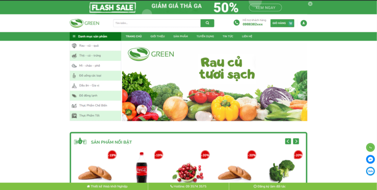 Theme wordpress bách hóa 3