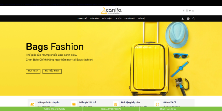 Theme wordpress bán balo 01