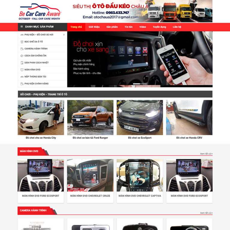 Theme wordpress bán đồ chơi xe