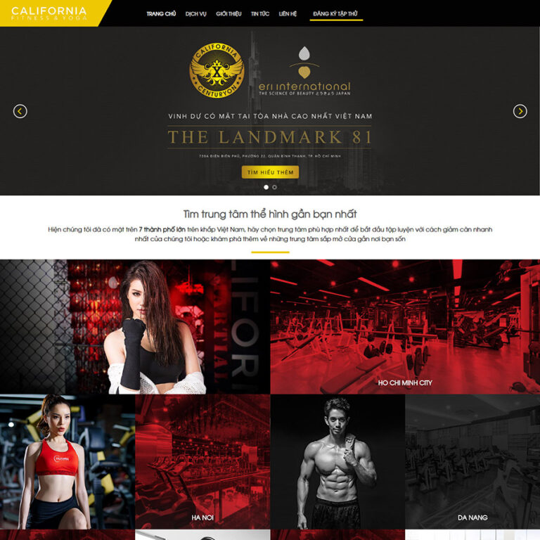 Theme wordpress phòng tập Gym đẹp