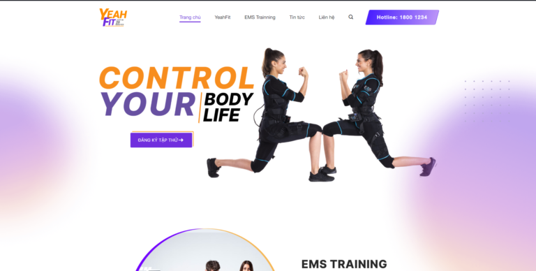 Theme wordpress phòng tập gym 01