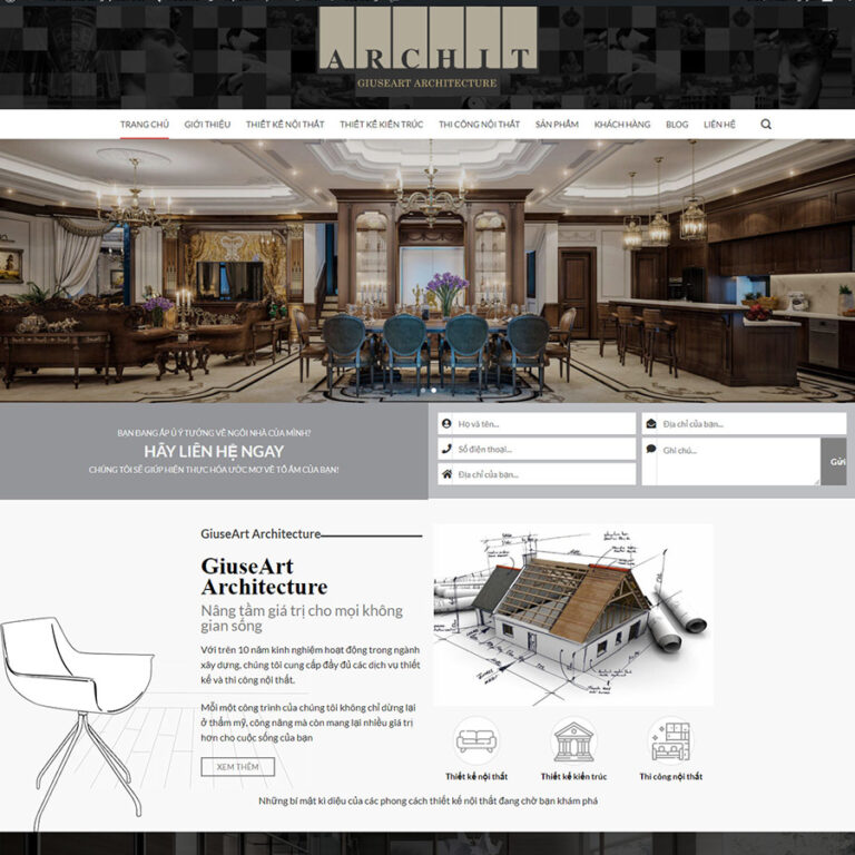 Theme wordpress kiến trúc 03
