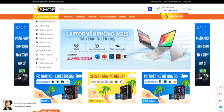Theme wordpress bán máy tính 07