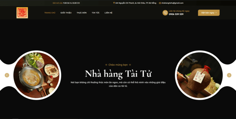 Theme wordpress nhà hàng 06