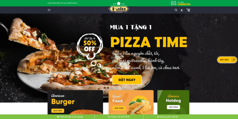 Theme wordpress nhà hàng 04
