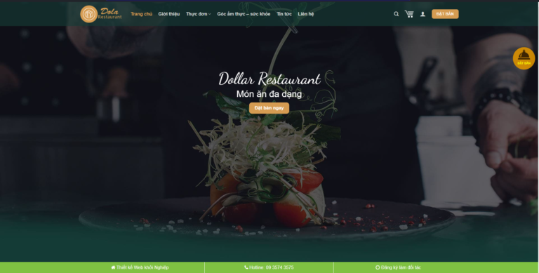 Theme wordpress nhà hàng, quán ăn 05