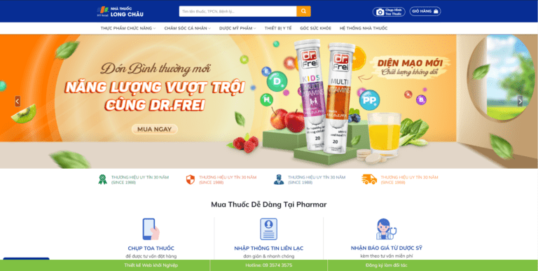 Theme wordpress nhà thuốc 05