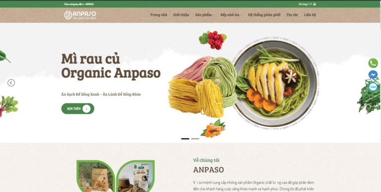 Theme wordpress bán thực phẩm 07