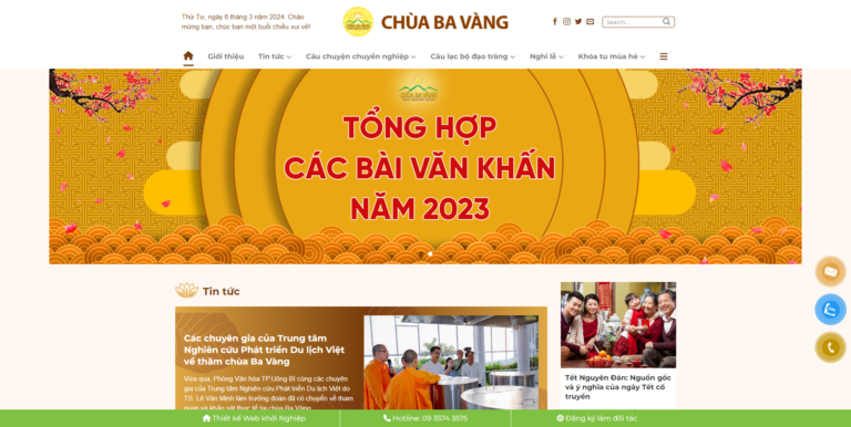 Theme wordpress tin tức phật giáo