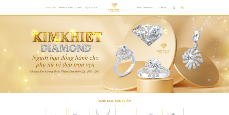 Theme wordpress bán trang sức đẹp