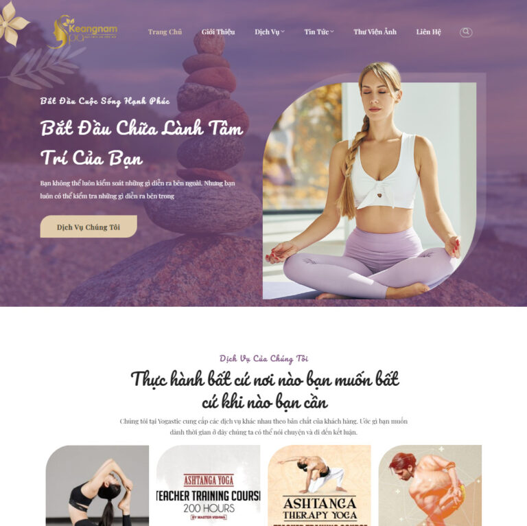 Theme wordpress trung tâm yoga 01